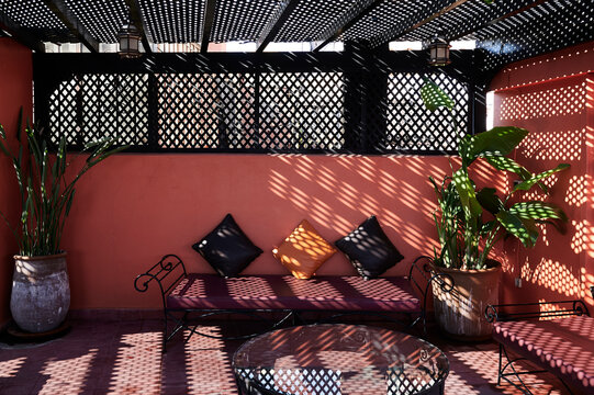 Moroccan terrace style
