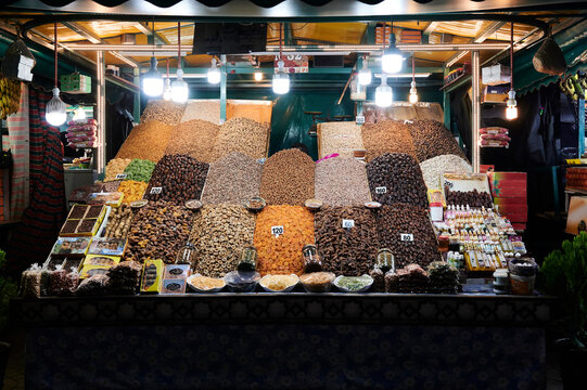 Food stand at night market