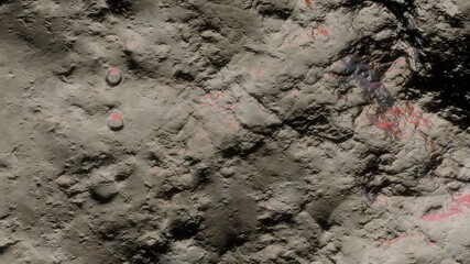 abstract texture of an alien planet in deep space 3d render