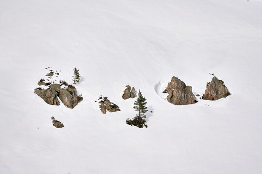 Mountain White Snow