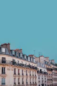 Blue Parisian Roofs