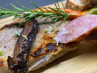 grilled beef steak