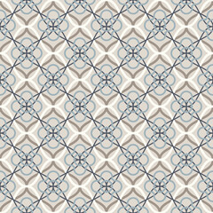 Fototapeta premium Arabic geometry, Tangled Moroccan Pattern, seamless vector background.