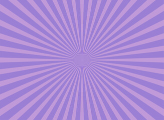 Sunlight retro bright background. Purple and violet color burst background.