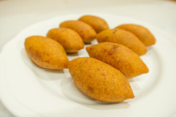 Turkish traditional fast food is içli köfte
