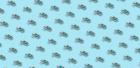 Intensive care unit beds