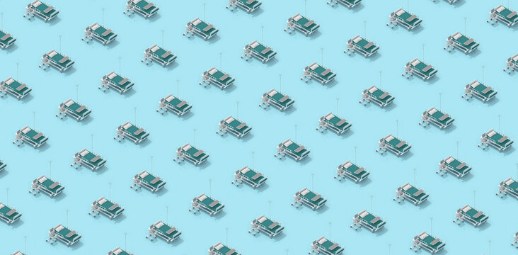 Intensive care unit beds