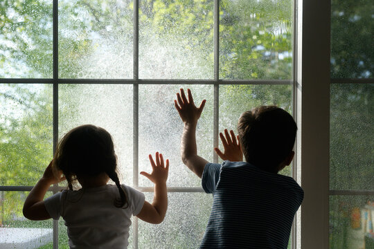 Kids at the window