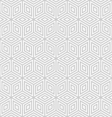 Seamless geometric hexagons and diamonds pattern.