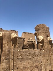 Ancient Temple Of Edfu In Egypt
