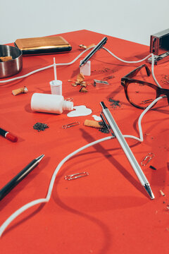 BORED AT WORK III ""-writer series /Office Supplies / Objects-Abstract Set Ups.