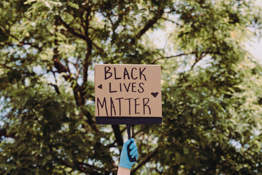 Black lives matter peaceful protest