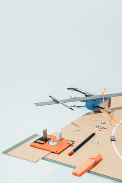 BORED AT OFFICE 2 ""/Office Supplies / Objects-Abstract Set Ups.