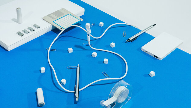 BORED AT OFFICE 2 ""/Office Supplies / Objects-Abstract Set Ups.
