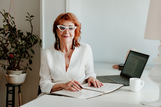 Portrait of an 80 year old woman