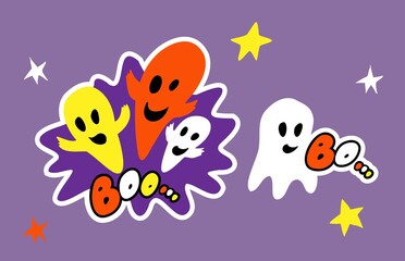 Funny Stickers for Halloween Party