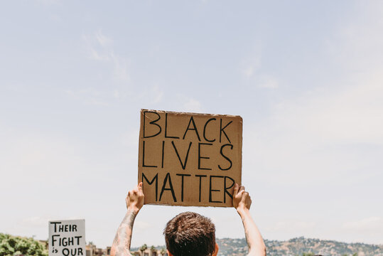 Peaceful Protest signs for black lives matter