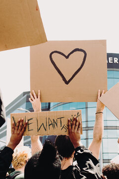 Peaceful Protest Signs