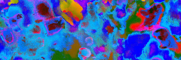 Naklejka premium Colourful Ink Texture. Yellow Contemporary