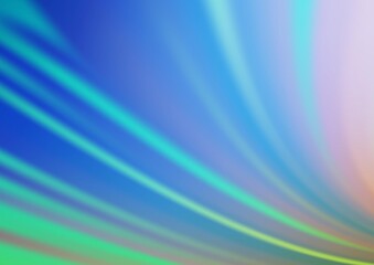 Light Blue, Green vector glossy abstract template.