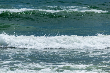 wave on the azure sea, use as a background