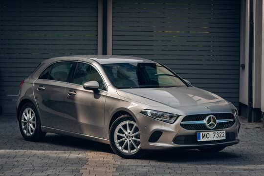 Mercedes Benz A-class W177 at the parking