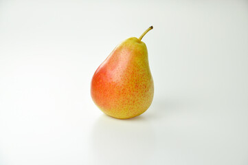 pear close-up on white background