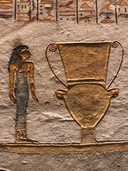 Egyptian Hieroglyphs Valley of the Kings