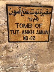 Fototapeta premium Egyptian Hieroglyphs Valley of the Kings