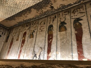 Egyptian Hieroglyphs Valley of the Kings