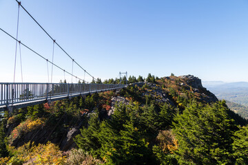 Mile High Swinging Bridge at Grandfather Mountain Park, Linville, NC