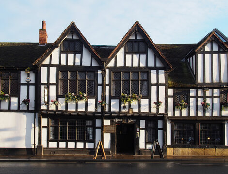 york, north yorkshire, united kingdom - 22 January 2020: The black Swan pub in York a historic building dating back to the 14th century and used as a pub since the late 16th century
