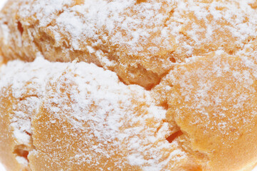 シュークリームのアップ