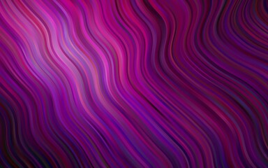 Dark Purple vector template with lava shapes.