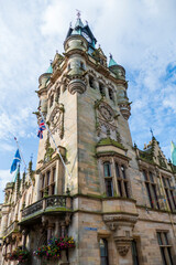 Fototapeta na wymiar Rathaus City Chambers in Dunfermline Schottland
