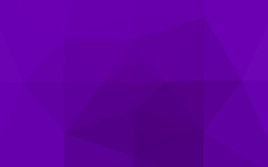 Obraz premium Dark Purple vector blurry triangle pattern.