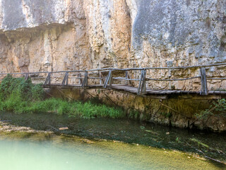 Fototapeta na wymiar Iskar Panega Geopark along the Gold Panega River, Bulgaria