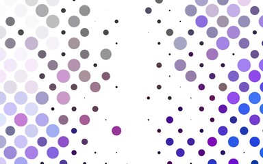 Light Multicolor, Rainbow vector backdrop with dots.