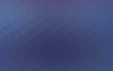 Dark BLUE vector blurry triangle pattern.