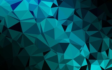 Light BLUE vector blurry triangle pattern.