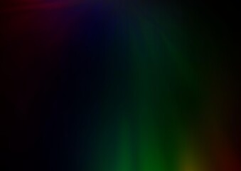 Dark Multicolor, Rainbow vector modern bokeh pattern.