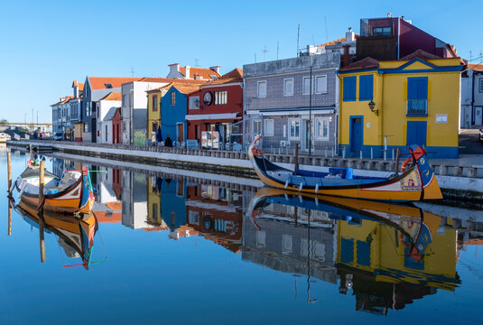 Barcos Moliceiros na Ria de Aveiro