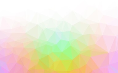 Fototapeta premium Light Multicolor, Rainbow vector polygonal background.