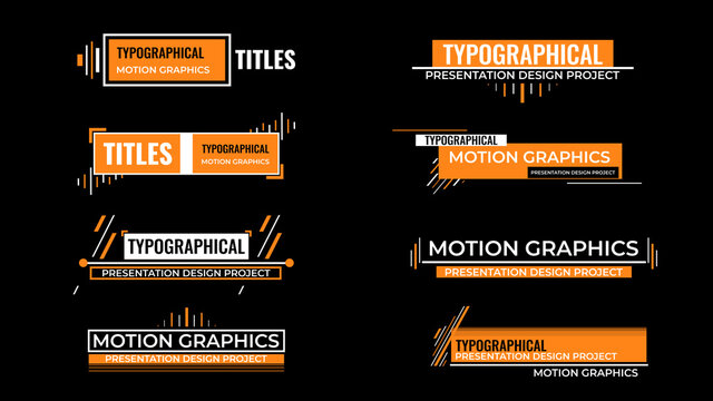 Simple Opener Frame Titles