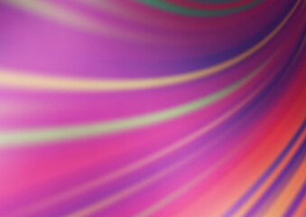 Light Pink vector blurred bright pattern.