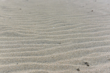 sand ripples on the beach