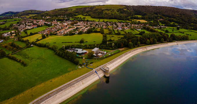 Aerial view of the Axbridge in England