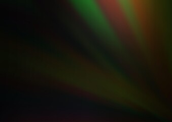 Dark Green vector abstract blurred template.
