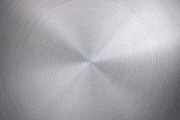 stainless steel sheet background with brushed and shiny surface .