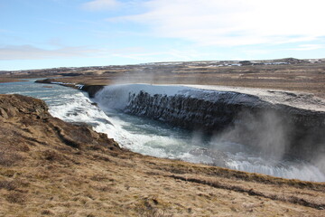 Icelandic waterfall